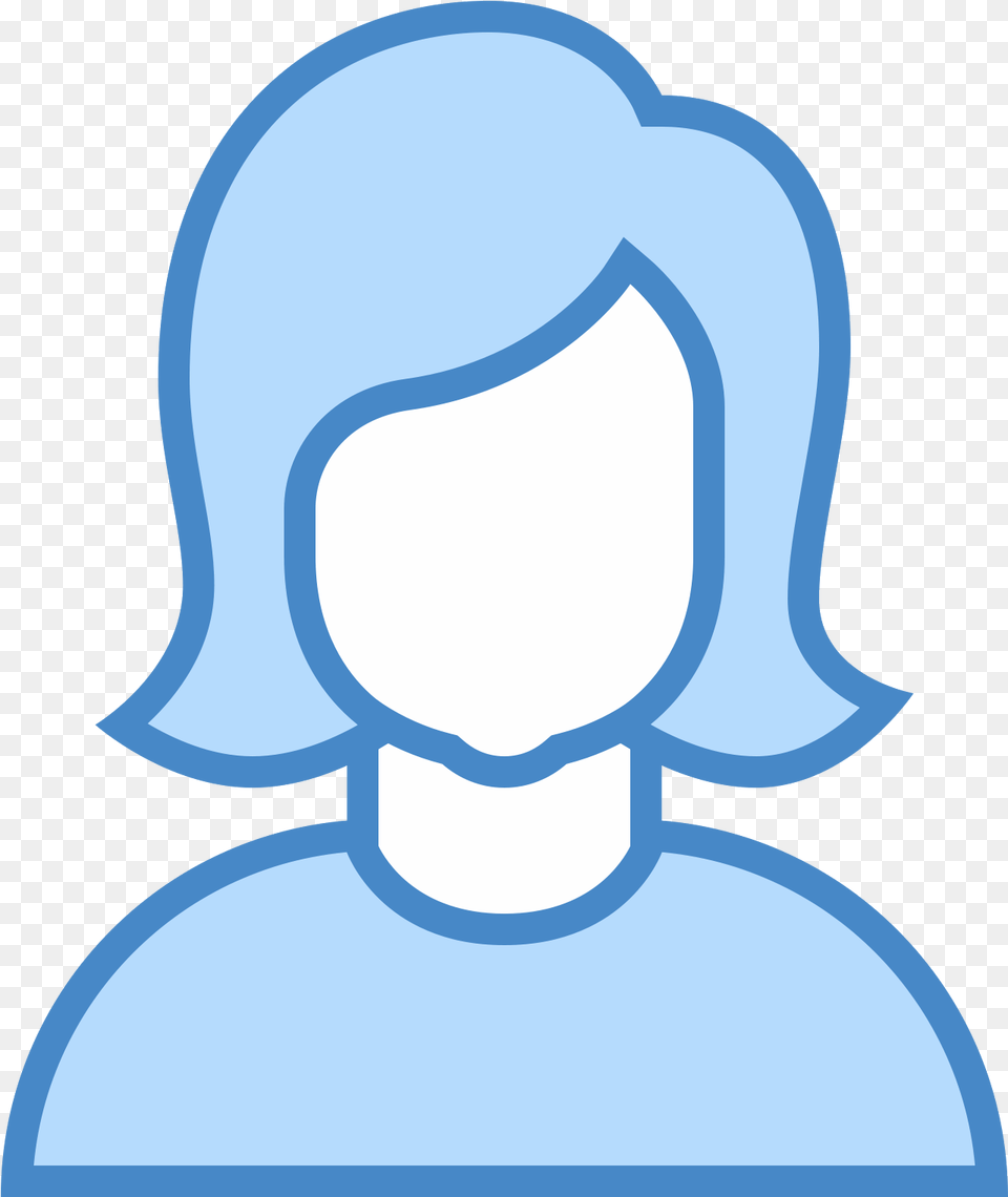 Download Persona Femenina Icon Woman Icon Blue, Clothing, Hat, Helmet Png Image