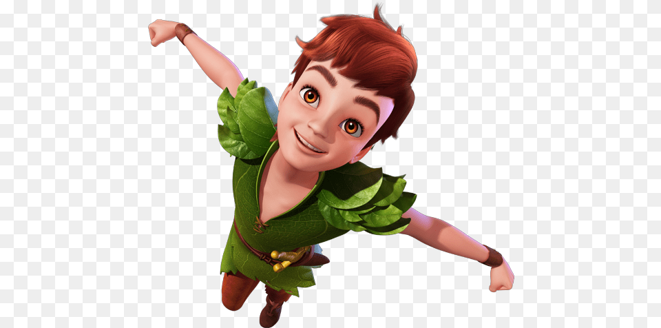 Download Peter Pan Photo Peter Pan 3d Model, Baby, Elf, Person, Cartoon Free Transparent Png