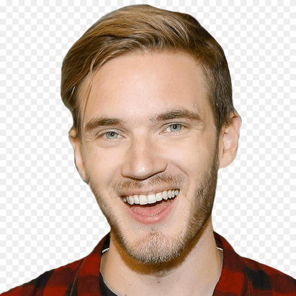 Download Pewdiepie Red Shirt For Free Pewdiepie, Adult, Person, Man, Male Png Image