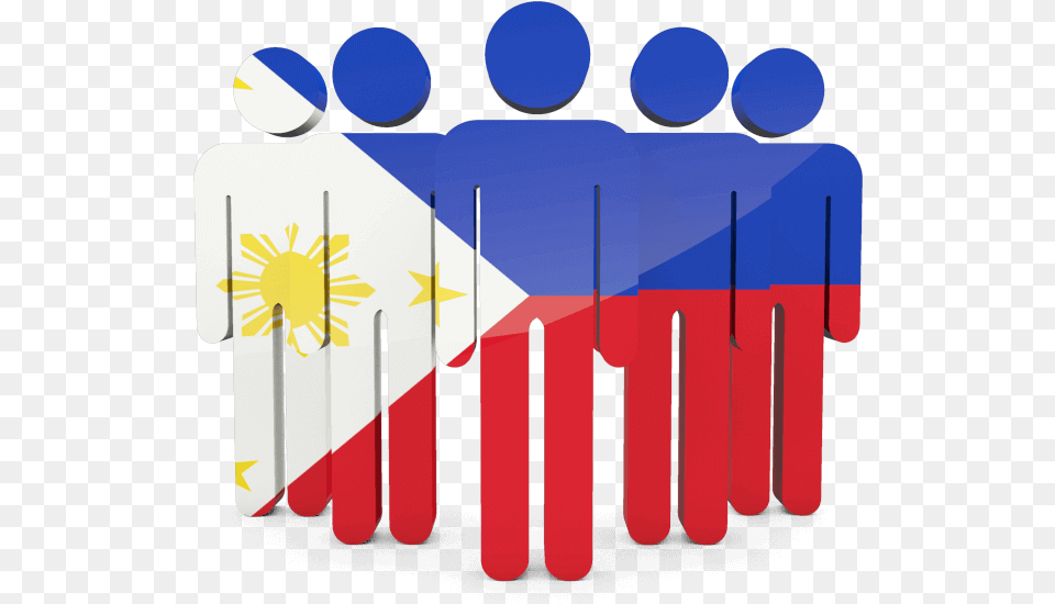 Download Philippines Flag With People Logo Transparent Philippine Flag Png Image
