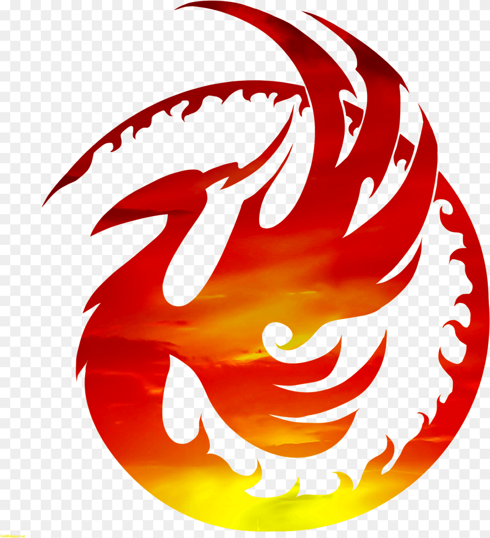Download Phoenix Transparent Phoenix Fire Logo, Dragon Free Png