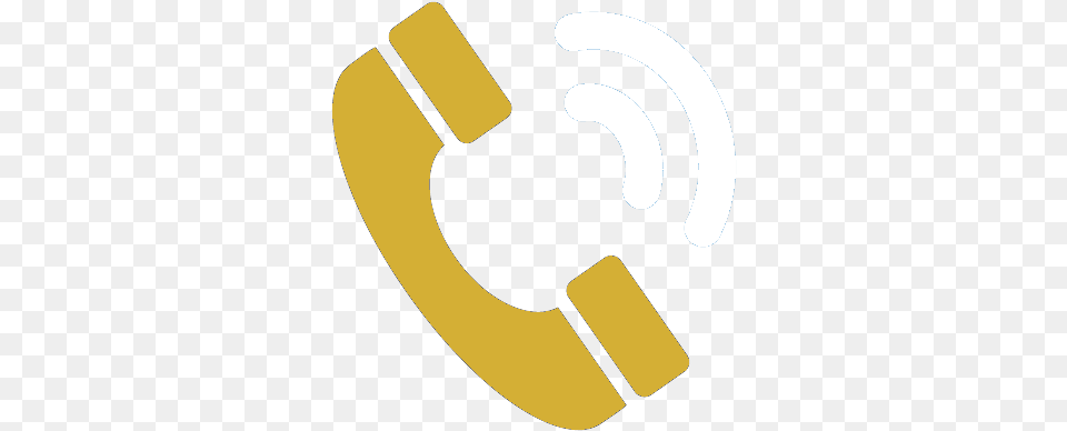 Download Phone Icon Gold Image Phone Symbol Gold, Banana, Food, Fruit, Plant Png