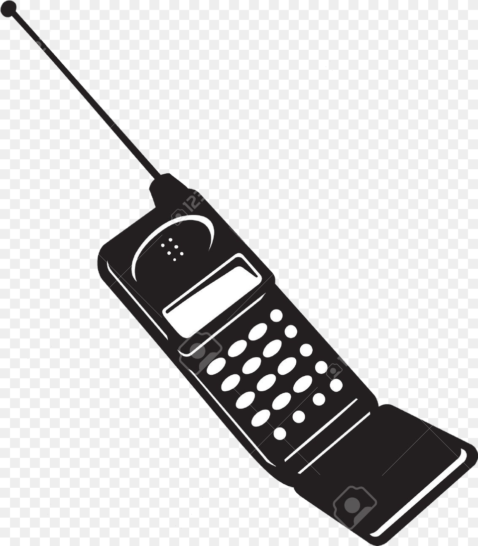 Download Phone Mobile Clipart Black And White Cell Phone Clip Art, Electronics, Mobile Phone Png