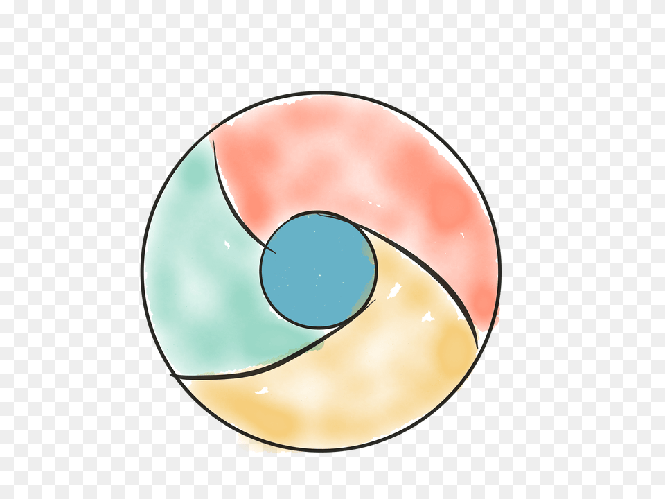 Download Photo Of Chromedoodlegooglesketchhand Google Chrome Logo Doodle, Food, Sweets, Plate Png Image