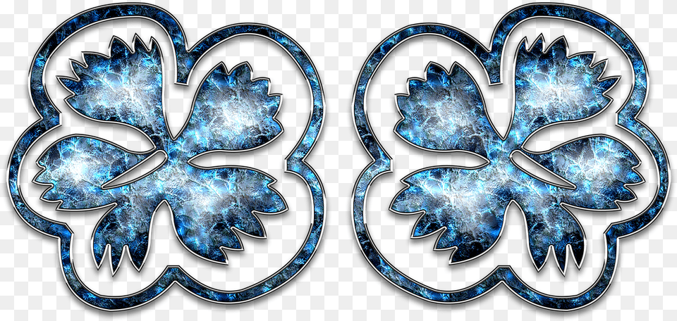 Photo Of Decorornamentbluejewelryflower Motif, Accessories, Jewelry, Pattern, Outdoors Free Png Download