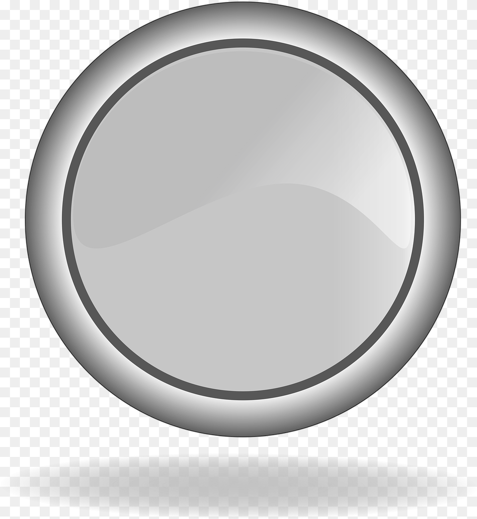 Download Photo Of Greygrey Buttonbuttonwebinternet Circle Button, Sphere, Mirror, Disk Free Transparent Png
