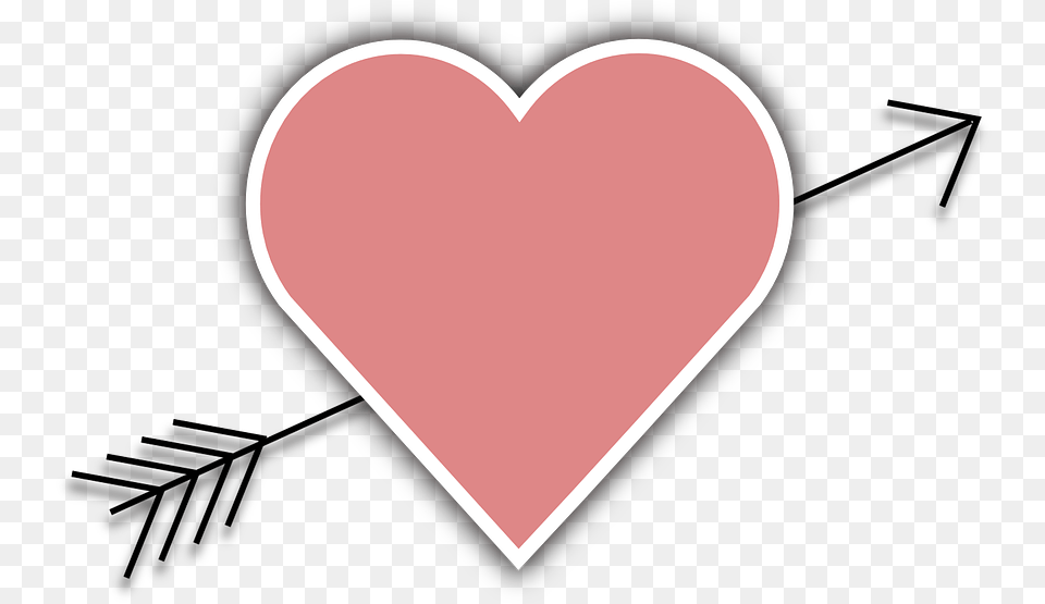 Download Photo Of Heartarrowlovevalentinecupid Heart With Arrow Clip Art Png