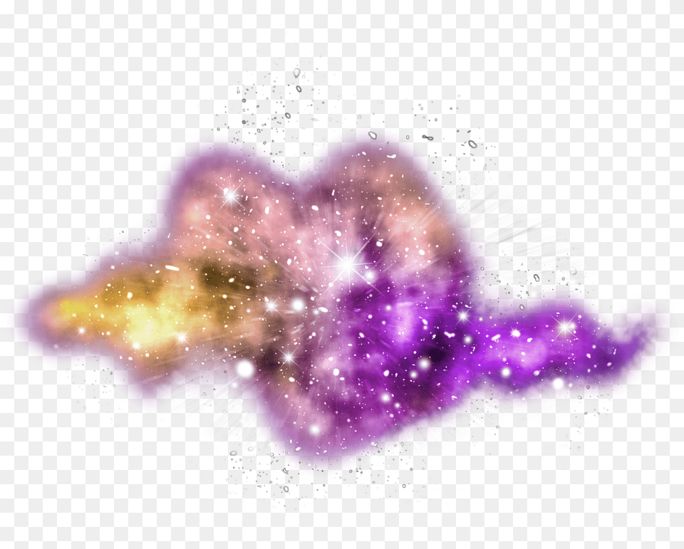Download Photoshop Mobile Stardust, Purple, Mineral, Crystal, Outer Space Png Image