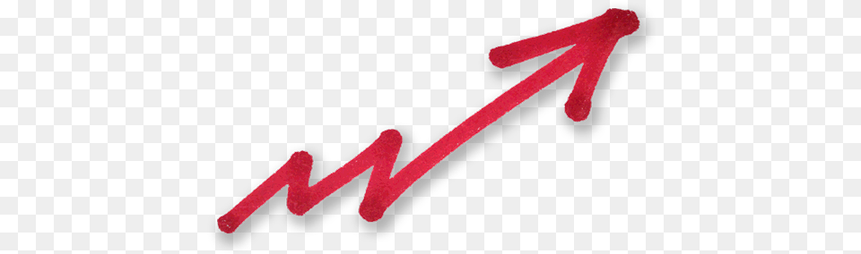 Download Pics For U003e Growth Arrow Red Growth Arrow Arrow Growth Icon, Text, Handwriting, Signature Png Image