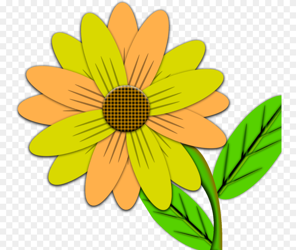 Download Pics Of Animated Flowers Animated Flower Background Animated Flower, Daisy, Plant, Petal, Sunflower Free Transparent Png
