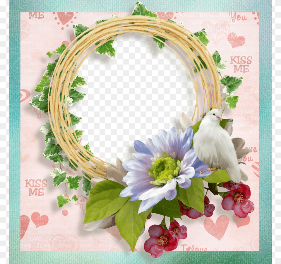 Picture Frame Clipart Picture Frames Photography Flower Photo Frame Anemone, Flower Arrangement, Plant, Petal Free Png Download