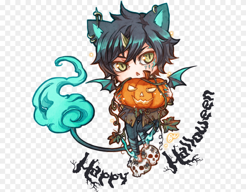 Download Picture Transparent Stock Anime Boy Halloween, Baby, Person, Face, Head Png Image