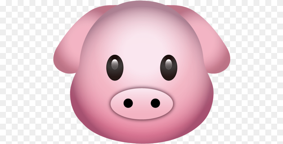 Download Pig Icon This Adorable Pink Head Pig Emoji, Snout, Piggy Bank, Disk Png