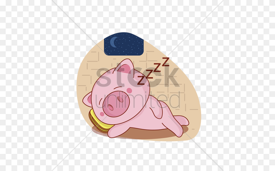 Download Pig Sleep Cartoon Clipart Pig Cartoon Clip Art Pig, Baby, Person Free Png