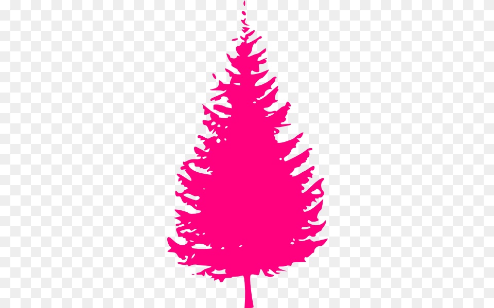 Download Pine Tree Silhouette, Plant, Person, Fir, Festival Free Transparent Png