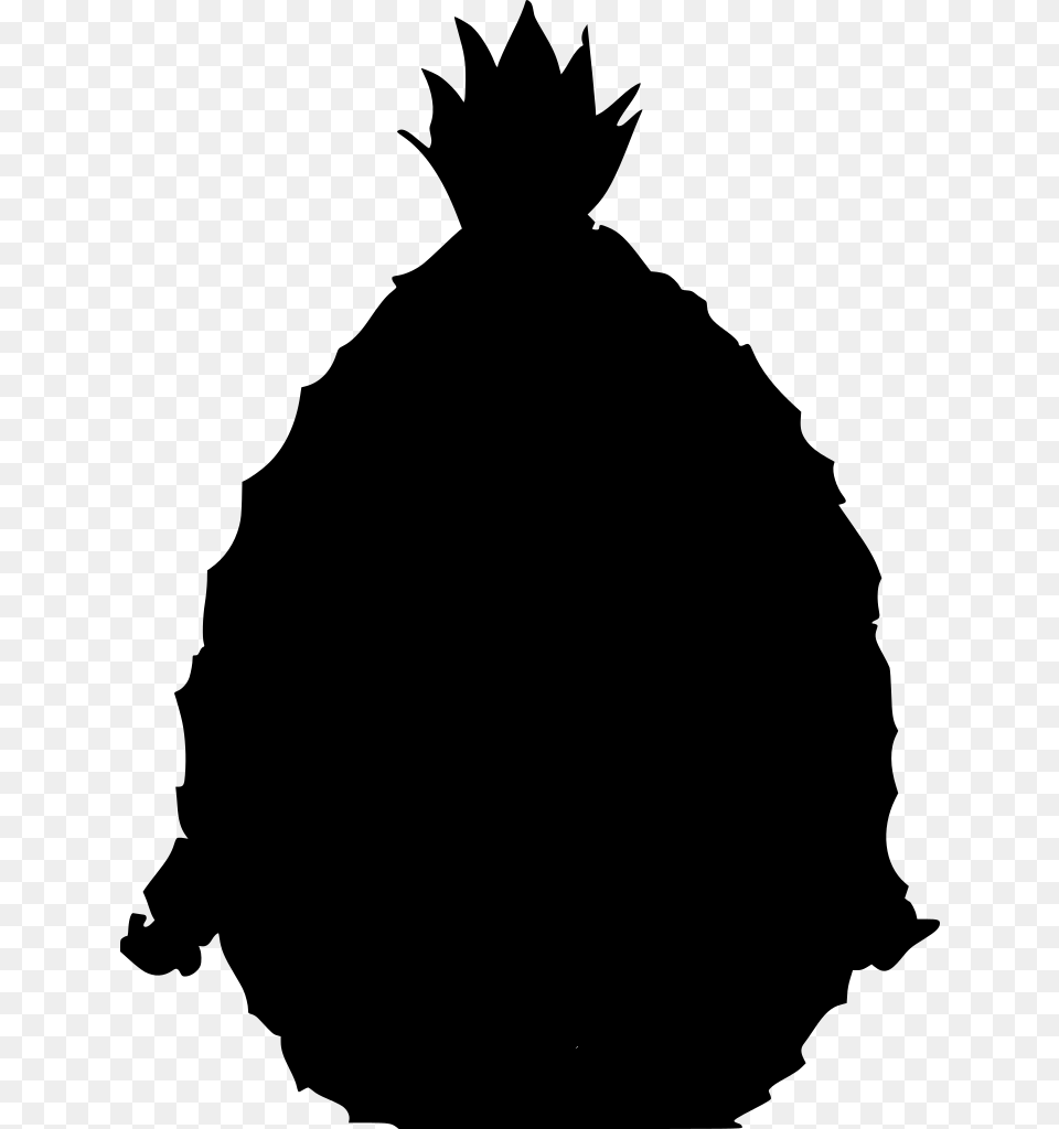 Pineapple, Gray Free Png Download