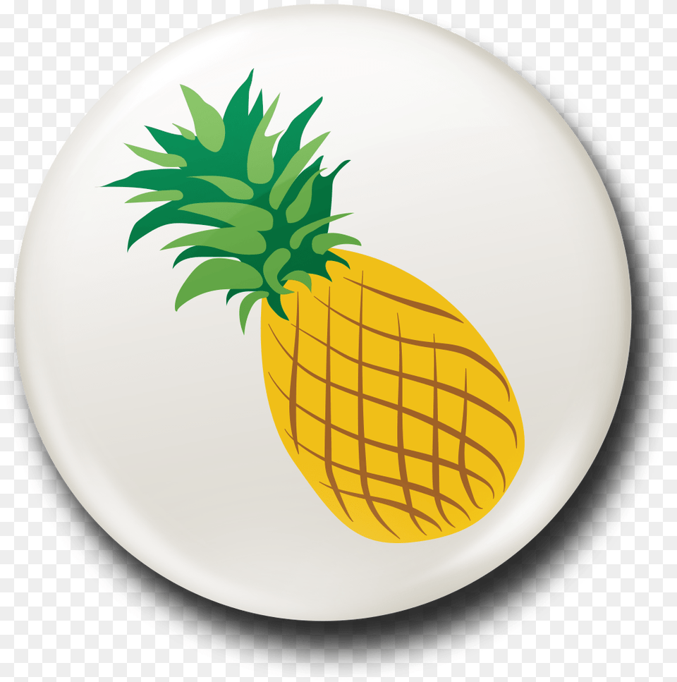Download Pineapple Emoji Food, Fruit, Plant, Produce, Plate Png
