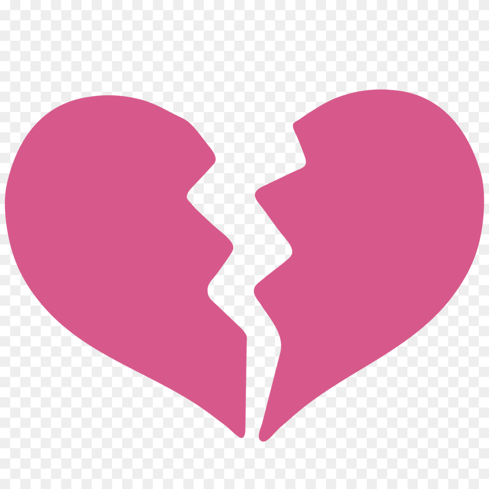 Pink Broken Heart Clipart Free Png Download