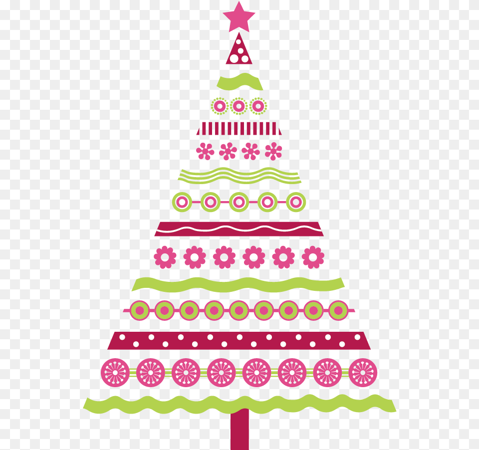 Download Pink Christmas Tree Art Hd Uokplrs Pink Christmas Decorations Clipart, Christmas Decorations, Festival, Christmas Tree Png