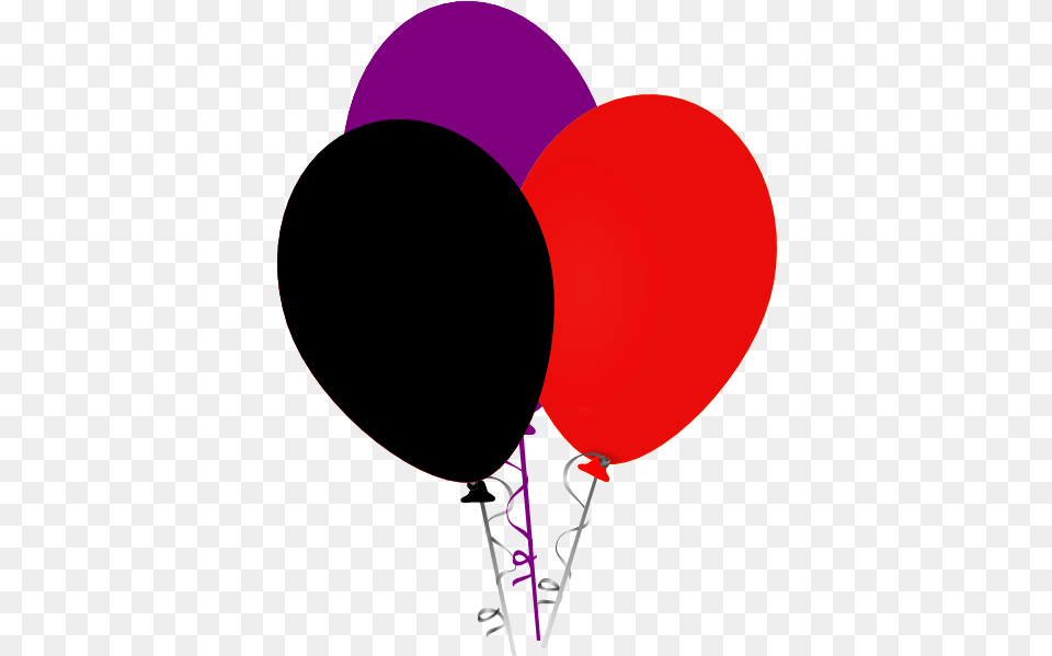 Download Pink Clipart Black Balloon Black Red Balloons Free Transparent Png