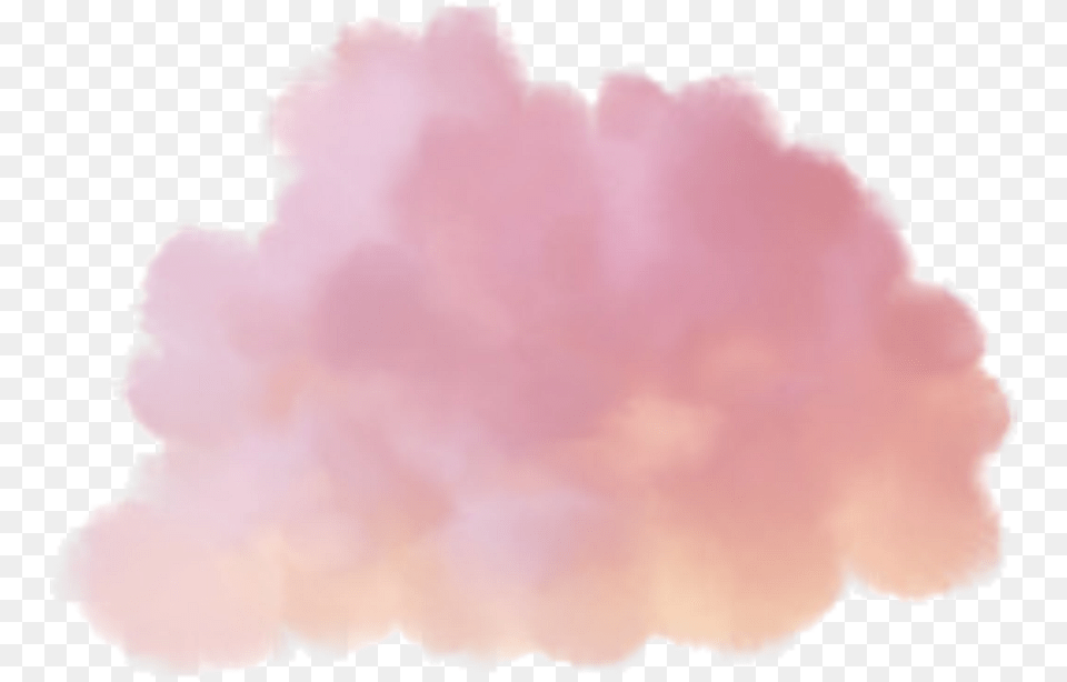 Download Pink Cloud Candy Cotton Free Hq Clipart Aesthetic Pink Clouds, Nature, Outdoors, Sky, Smoke Png Image