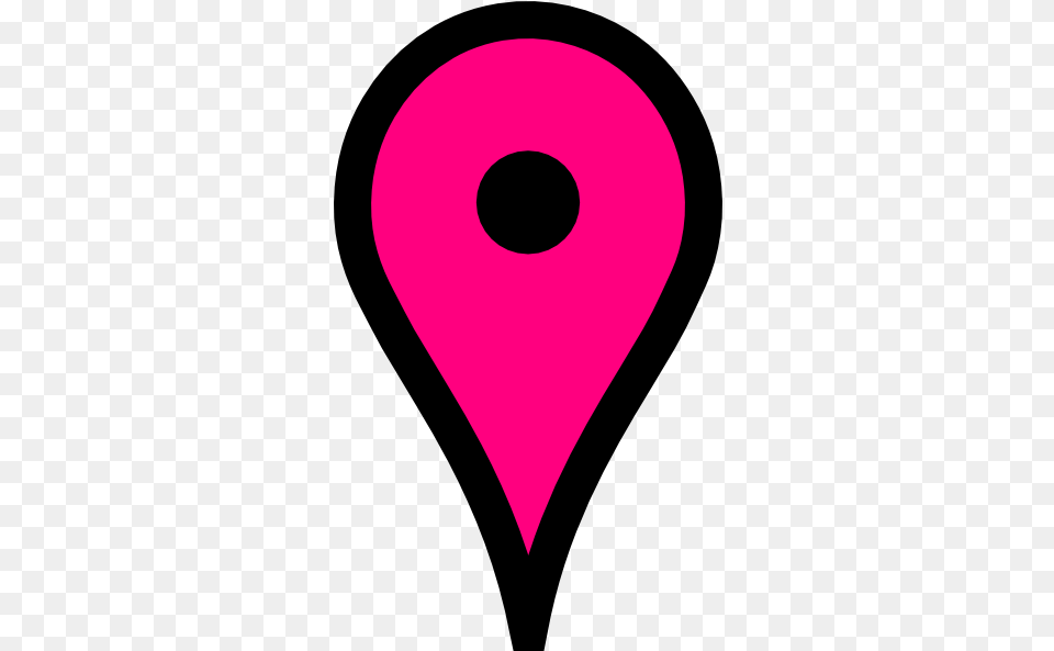 Download Pink Dot Pink Google Pin Image With No Circle, Heart, Astronomy, Moon, Nature Free Png