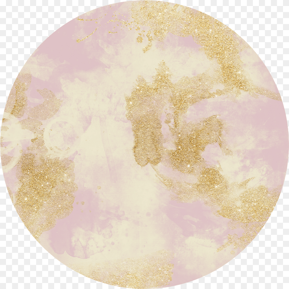 Download Pink Glitter Gold Background Texture Circle Circle, Stain, Astronomy, Moon, Nature Png