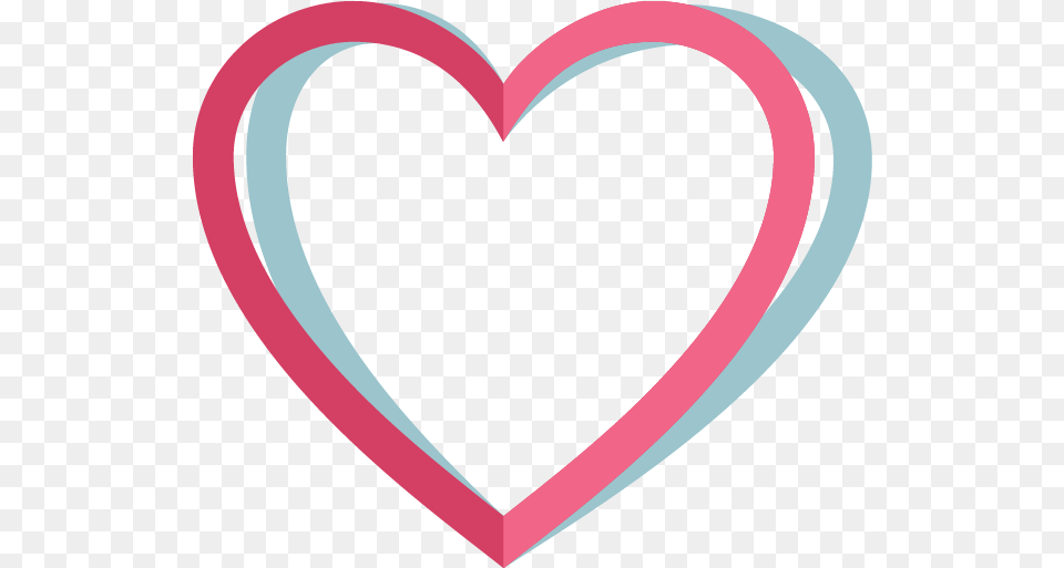 Download Pink Heart Outline Pink Heart Outline Free Transparent Png