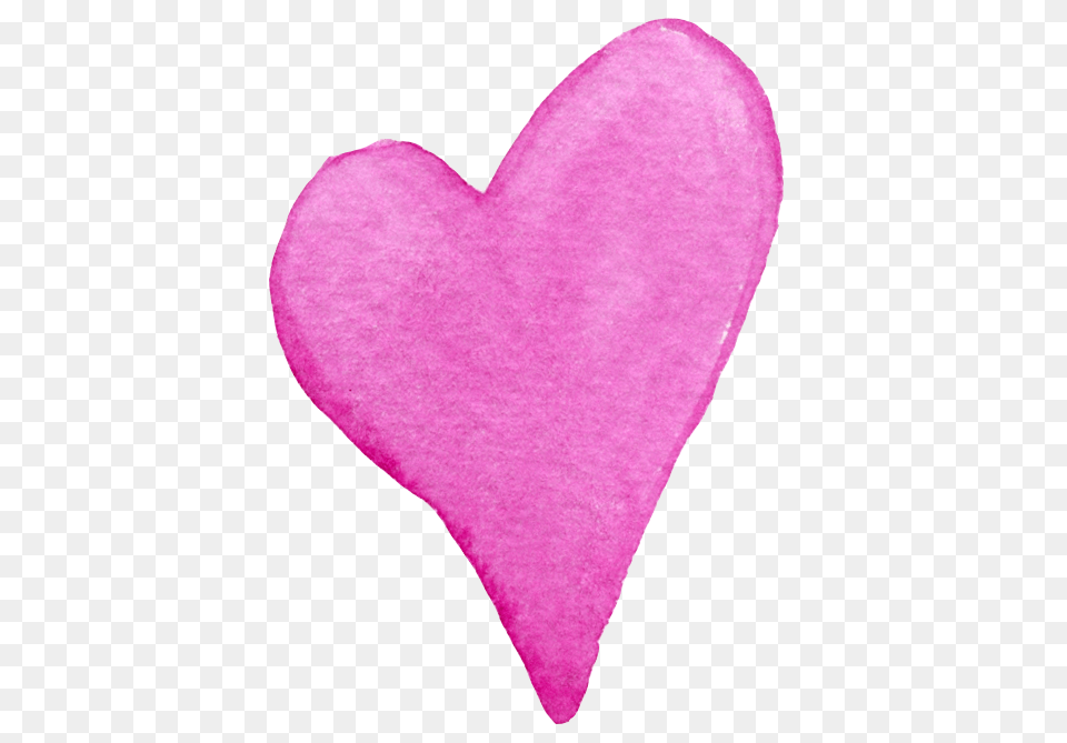 Download Pink Heart Watercolor Uokplrs Pink Heart Watercolor, Home Decor, Clothing, Glove Free Transparent Png