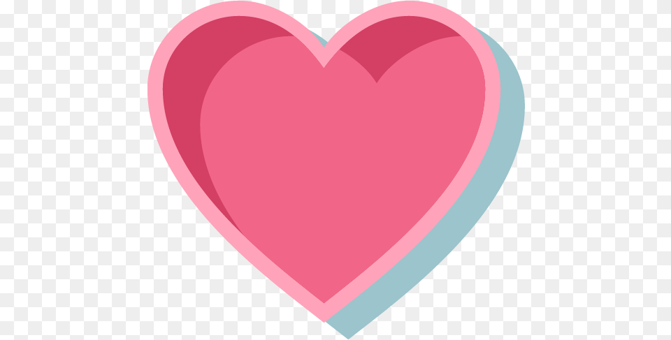 Pink Heart With Outline Image For Pink Heart Outline Free Png Download