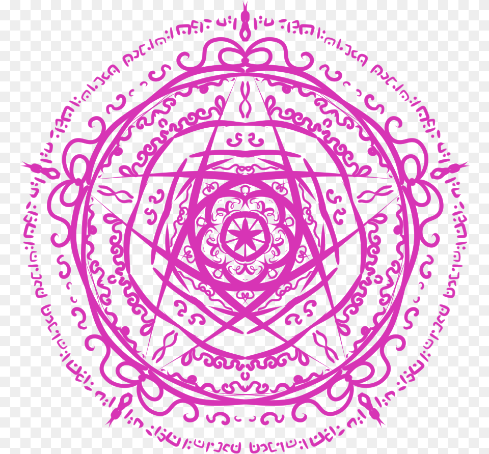 Download Pink Magic Circle Background Magic Circle, Accessories, Purple, Pattern Png