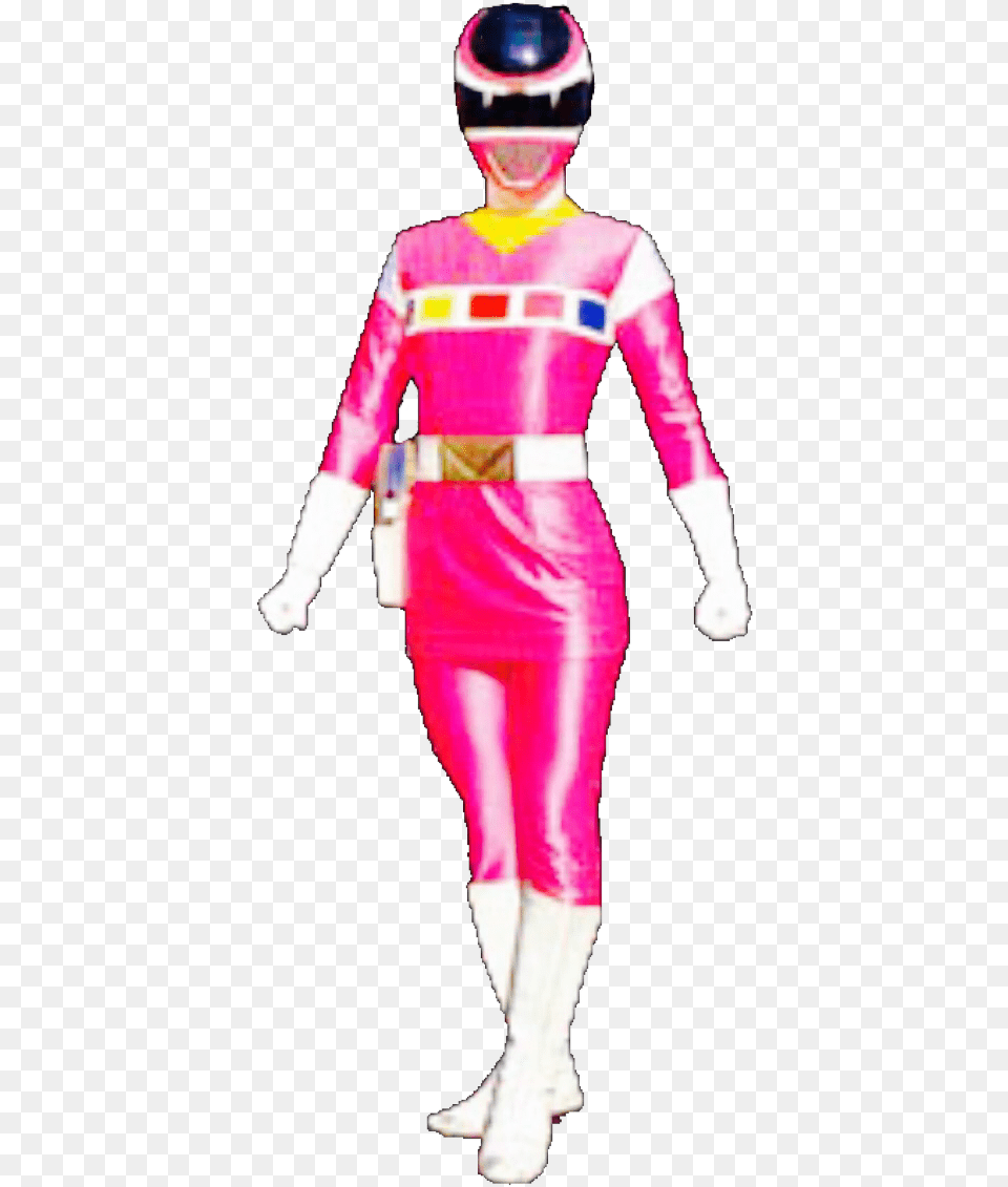 Download Pink Ranger Power Rangers In Space Image Power Rangers In Space Gold Ranger, Adult, Clothing, Costume, Female Png