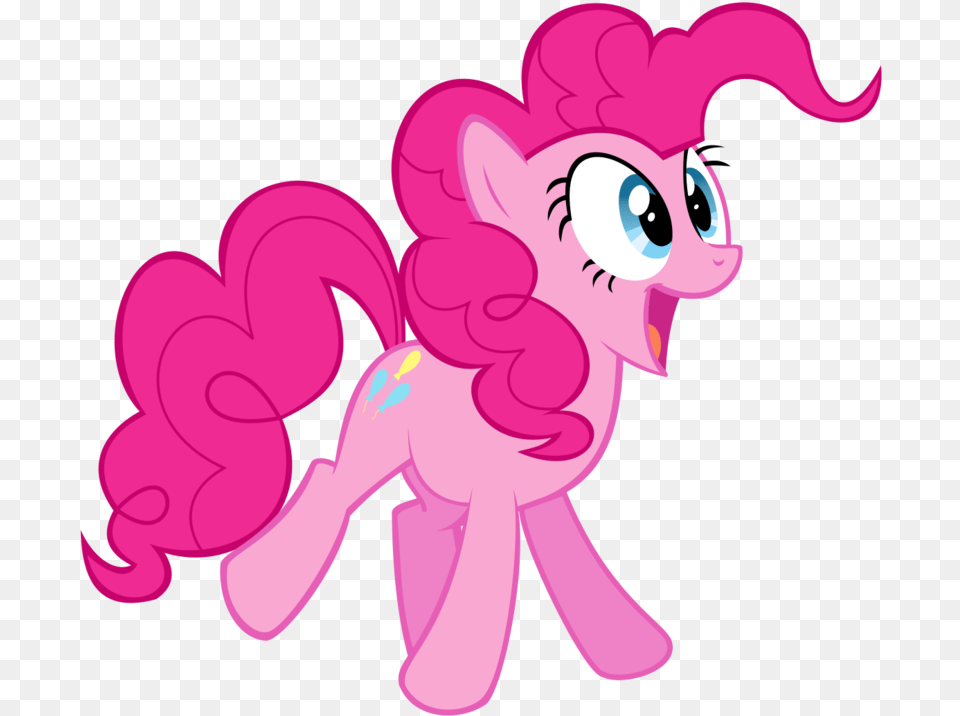 Download Pinkie Pie Clipart For Designing Projects Mlp Pinkie Pie Excited, Purple, Art, Graphics, Cartoon Png