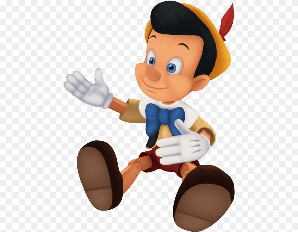 Download Pinocchio Disney Kingdom Hearts, Baby, Person, Face, Head Free Png