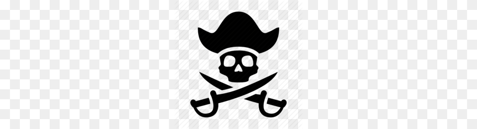 Download Pirate Skull Icon Clipart Jolly Roger Pirate Computer, Clothing, Hat, Cowboy Hat Free Transparent Png