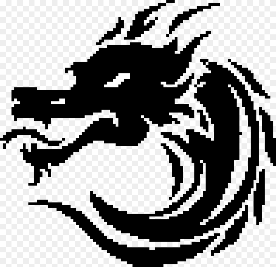 Download Pixel Art Black Chinese Dragon Pixel Art, Lighting, Firearm, Gun, Rifle Free Transparent Png