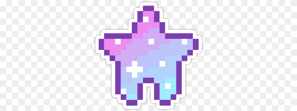 Download Pixel Star Mario Star Pixel Art Full Size Mario Champignon Pixel Art, Purple, First Aid, Nature, Outdoors Free Transparent Png