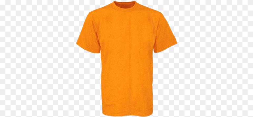 Download Plain Orange T Shirt Image Download Plain T Shirt, Clothing, T-shirt Free Transparent Png