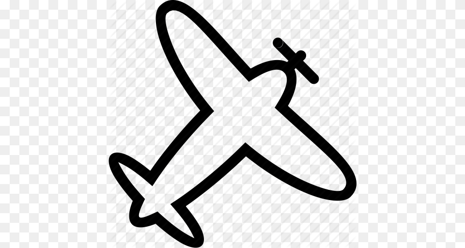 Download Plane Outline Clipart Airplane Aircraft Clip Art, Transportation, Vehicle Free Transparent Png