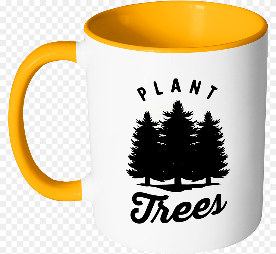Download Plant Trees Mug Design With No Mugs Design, Cup, Tree, Beverage, Coffee Png Image