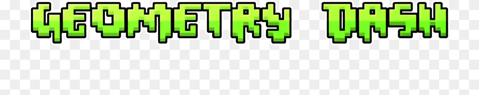 Download Play Geometry Dash, Green, City, Text Png