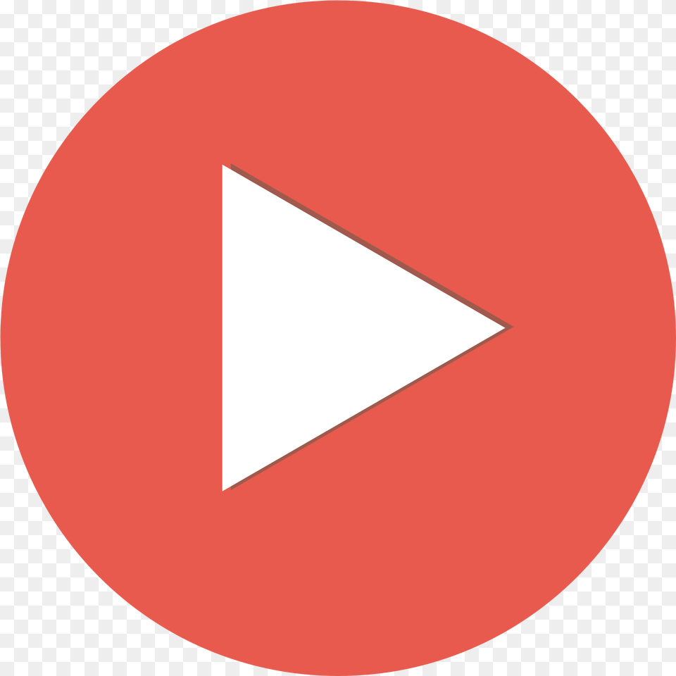 Download Play Youtube Button Clipart Background Video Play Icon, Triangle, Disk Free Png
