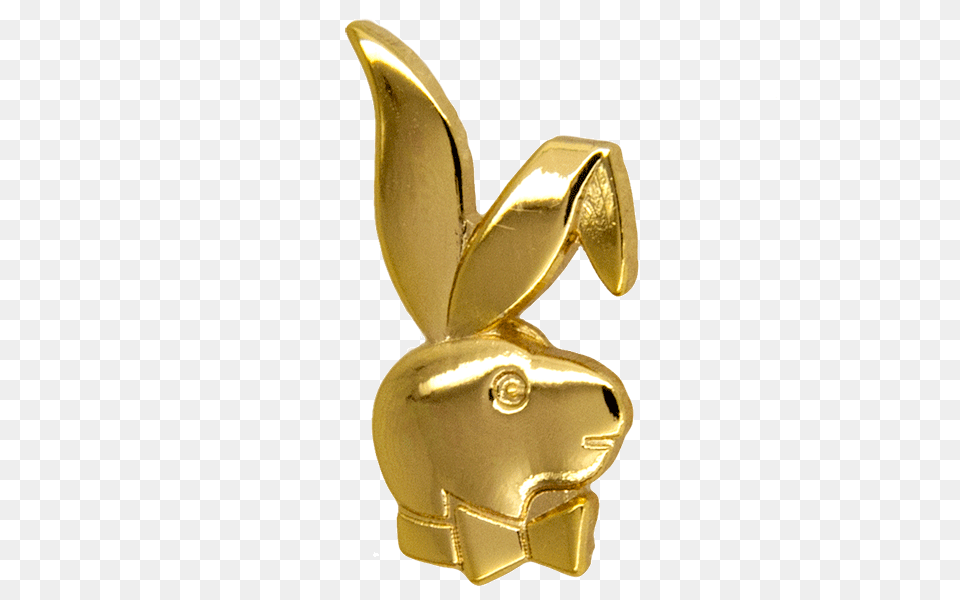 Playboy Bunny Pin Gold Brass, Treasure Free Png Download