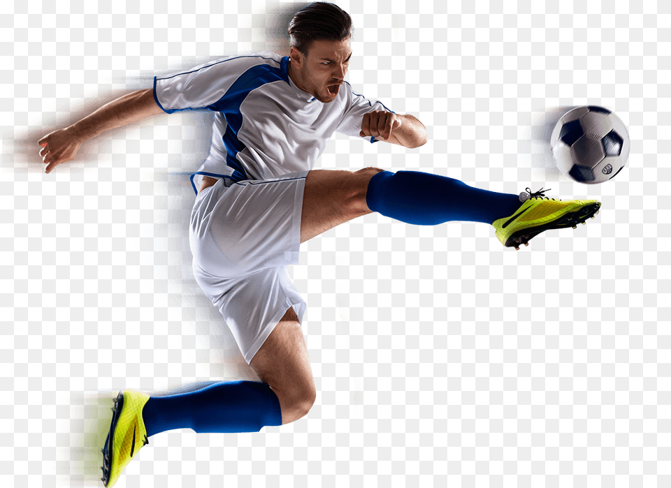 Download Players Photography Football Football Player Shooting, Kicking, Person, Sphere, Man Png Image
