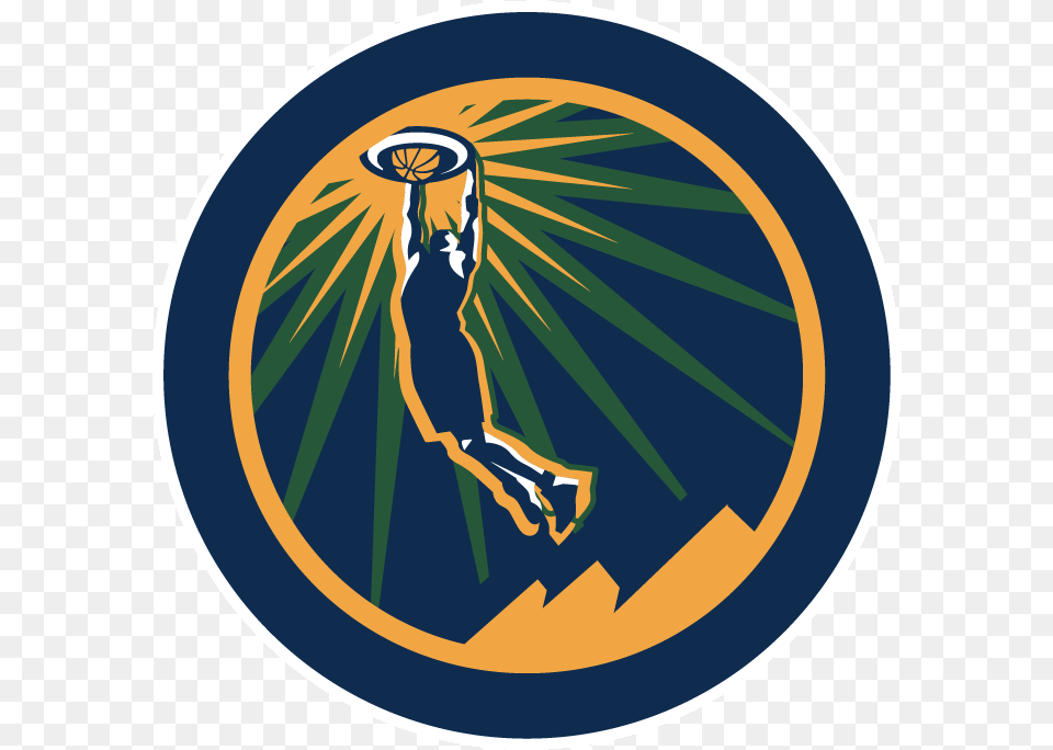 Download Playoffs Jazz Utah Yellow 2018 Logo Nba Icon Utah Jazz, Person, Frisbee, Toy, Disk Free Transparent Png