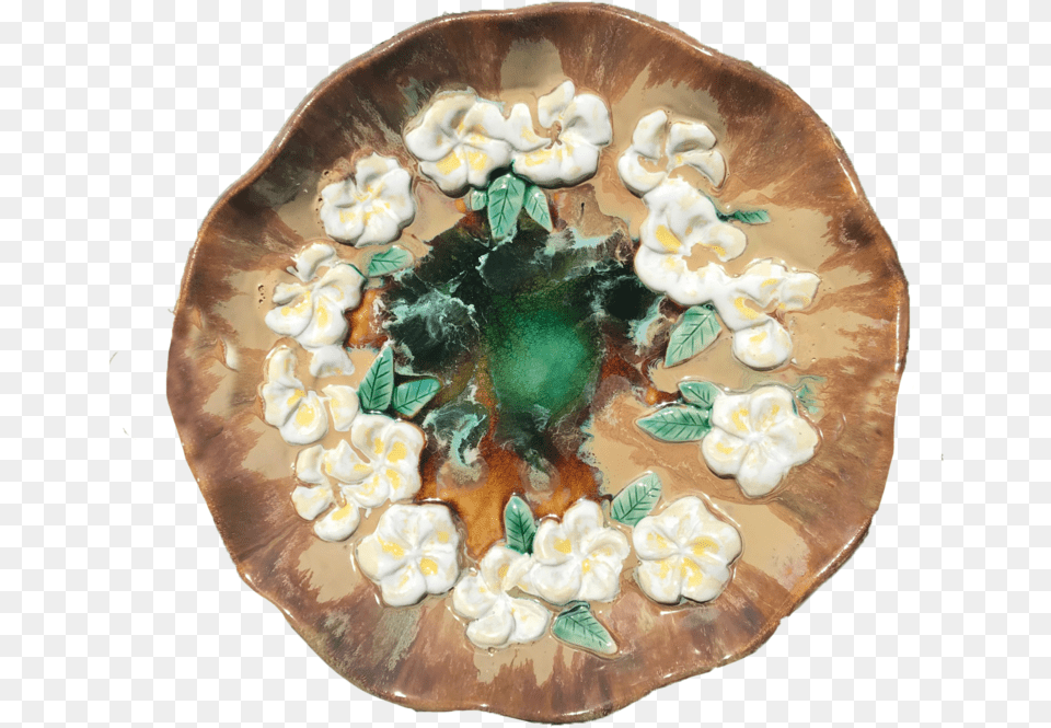Download Plumeria Serving Platter Royal Icing, Accessories, Plate, Meal, Jewelry Free Png
