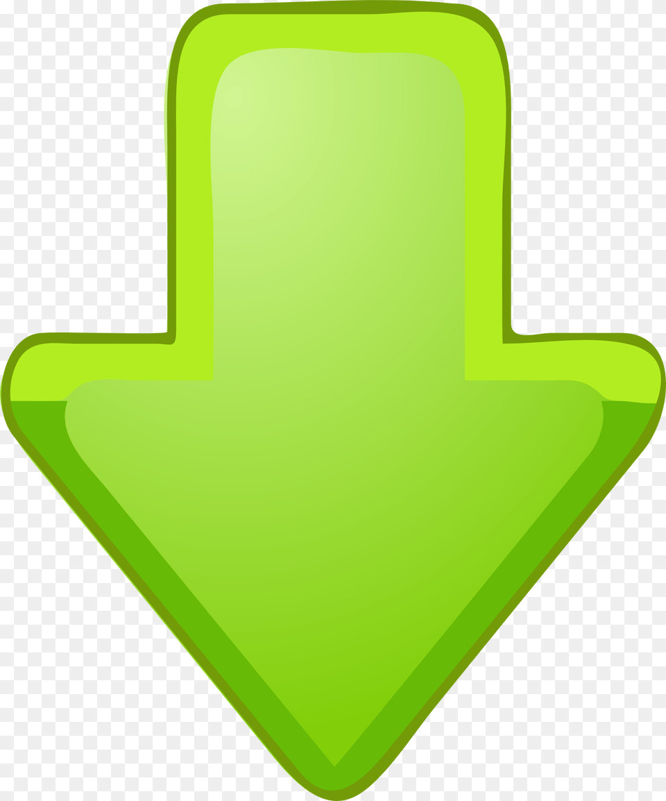 Download Pointing Down Arrow Green Arrow Pointing Down, Symbol Free Png