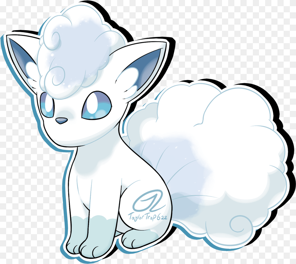 Download Pokemon Fan Art Alolan Vulpix Transparent Background, Animal, Cat, Mammal, Pet Free Png