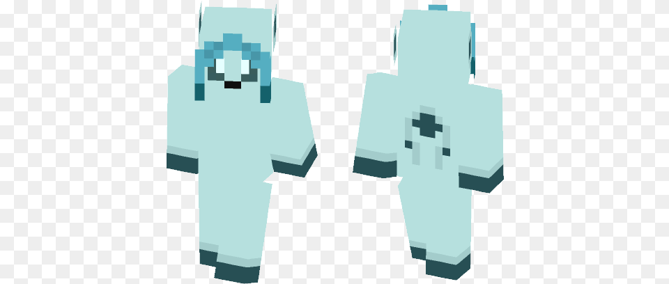 Pokemon Glaceon 471 Minecraft Skin For Fictional Character, Cross, Symbol Free Png Download