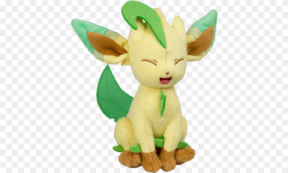 Download Pokemon Leafeon Plush Image With No Background Leafeon Plush, Toy Png